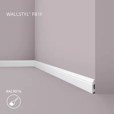 Produktbild von NMC FB1F WALLSTYL Sockelleiste Zierleiste Stuckleiste 2 m