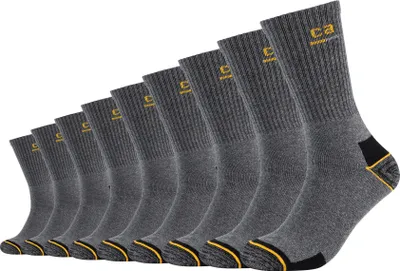 Produktbild von Camano Socken 9er-Pack Work mit druckfreiem Komfortbund dunkelgrau 43-46