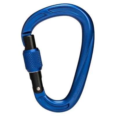 Zdjęcie produktu dla Karabinek wspinaczkowy Mammut Crag Hms Zakręcany niebieski