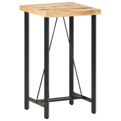 Obrázek produktu pro The Living Store Barový stůl 60x60x107 cm Hrubé mangové dřevo