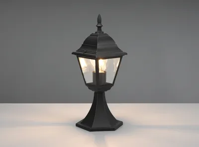 Produktbild von LED Sockelleuchte, Gartenlaterne Terrassenbeleuchtung Wegbeleuchtung Höhe 39cm