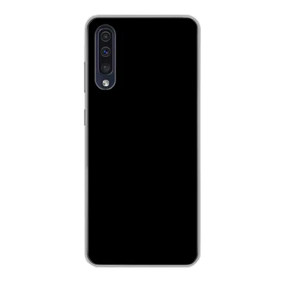 Produktbild von MuchoWow® Handyhülle Schutzhülle Hülle für Samsung Galaxy A30s Schwarz - Dunkel - Massiv - Farbe Silikon Softcase Handy Hülle - Karteninhaber