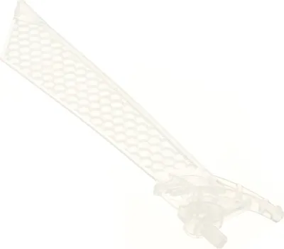 Produktbild von 1x Lego Bionicle Waffe Flügel transparent weiß 22x3 Hologramm Muster 6228 61798