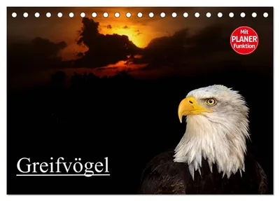 Produktbild von Greifvögel (Tischkalender 2027 DIN A5 quer), CALVENDO Monatskalender