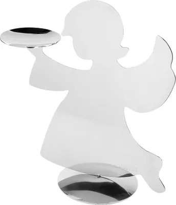Zdjęcie produktu dla Fink HOLYWORKER, świecznik, stal nierdzewna, srebrny, wymiary: długość 25 cm, szerokość 13 cm, wysokość 30 cm, numer katalogowy: 141321