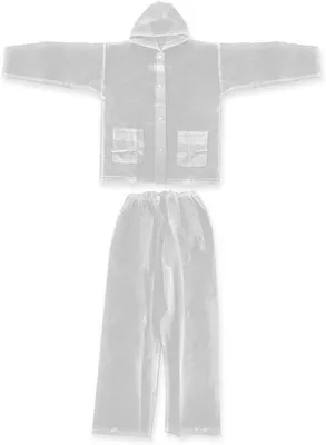 Produktbild von Regenanzug, Wetter- und Wasserdicht, Unisex, Bergsteigen, Durchsichtig