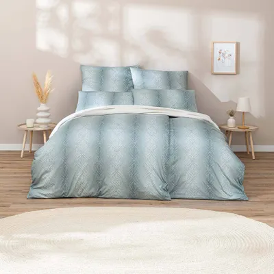 Produktbild von Estella Mako Jersey Bettwäsche 135x200 Juri achat graublau Ornamente 6928-585