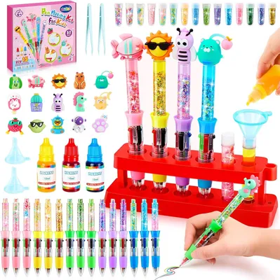 Obrázok produktu pre Kreatívna sada pre deti, sada na výrobu pier, 52+ príslušenstvo, DIY kreatívna sada, od 6 rokov