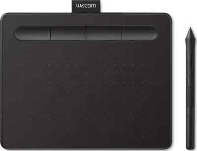 Produktbild von Wacom Intuos S - Verkabelt - 2540 lpi - 152 x 95 mm - USB - 7 mm - Stift