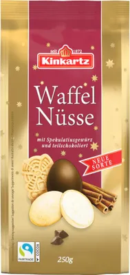 Produktbild von Kinkartz Waffelnüsse Spekulatius 250g