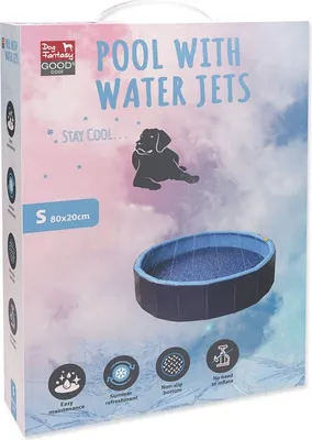 Produktbild von Dog Fantasy Pool mit Wasserdüsen 80x20xm