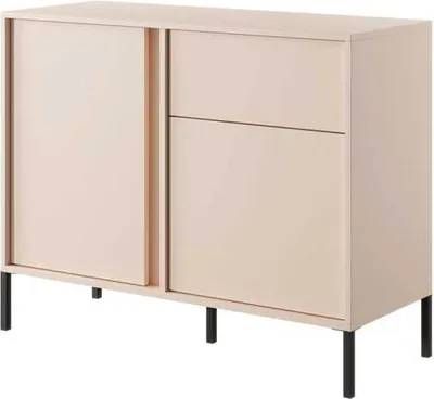 Produktbild von Kommode Sideboard Dast 103x39,5x81cm beige 2-türig