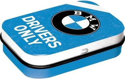 Produktbild von Nostalgic-Art - Pillendose - BMW - BMW Drivers Only Blue
