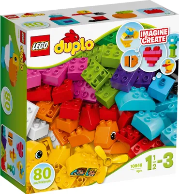 Zdjęcie produktu dla LEGO DUPLO My First Bricks, Zestaw do budowania, 1,5 lat(a), 80 szt., 890 g