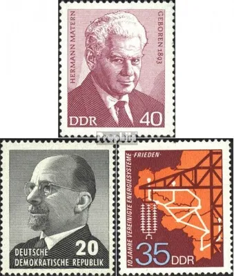 Produktbild von Briefmarken DDR 1973 Mi 1855,1870,1871 (kompl.Ausgaben) postfrisch Persönlichkeiten der deutschen Arbeiterbewegung