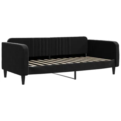 Produktbild von vidaXL Tagesbett Schwarz 90x200 cm Samt