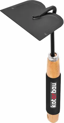 Produktbild von KOTARBAU® Kleinhacke Stahl Hacke Gartenhacke Unkrauthacke mit Holzstiel 30 cm