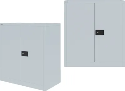 Produktbild von Bisley Universal Flügeltürenschrank - Farbe: Lichtgrau