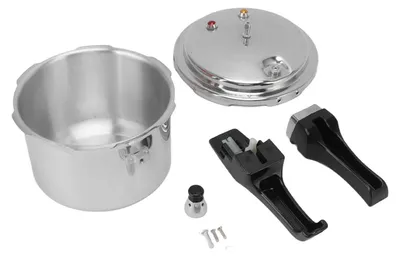 Zdjęcie produktu dla 3-litrowy szybkowar ze stopu aluminium, średnica dna 18 cm, model 3 l Mini do kuchenki gazowej
