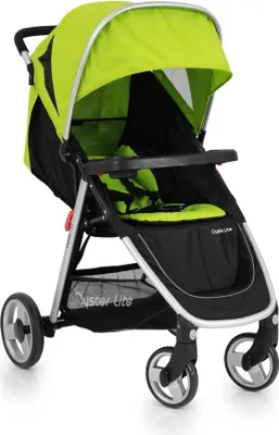 Produktbild von Kinderwagen Oyster Lite + Farbpaket : lime Farbe: lime