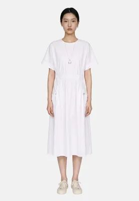 Produktbild von Chiara Ferretti Kleid Dunkelblau 100% Baumwolle Dark Blue UNICA lu Scuro