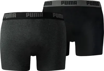 Obrázek produktu pro PUMA BASIC BOXER 2P dark grey melange/black L