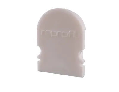 Produktbild von Deko-Light Profil Endkappe - Endkappe R-AU-02-12, Set 2 Stk, Kappe, Weiß, Kunststoff, Deko-Light, 1 g, 18 mm