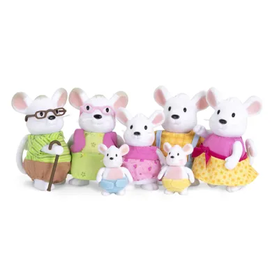 Produktbild von Li'l Woodzeez - Maus Familie mit Groeltern