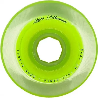 Obrázek produktu pro Labeda Millenium X-soft kolečka na brusle 1 ks stříbrná 76 mm stříbrná 76 mm