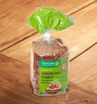Zdjęcie produktu dla Poensgen chleb słonecznikowy krojony bezglutenowy opakowanie 500g