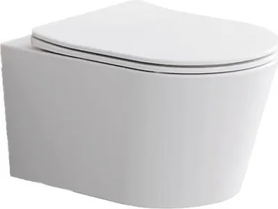 Produktbild von Beitz & Walz AqvaCeramica WC Wand Tiefspüler spülrandlos Rotation 530 x 360 mm - weiß -