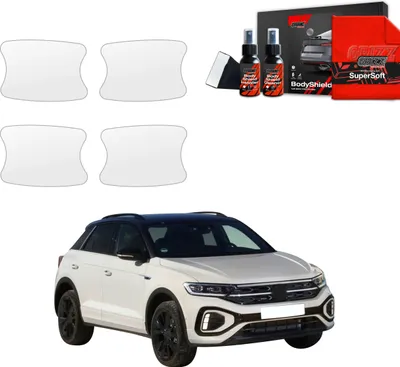 Produktbild von 4in1 Schutzfolie Grizz Protector für Türgriffmulden - Volkswagen T-Roc (2021-2025)
