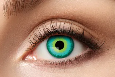Produktbild von Kontaktlinsen Zoelibat Eyecatcher Magic Green Eye – 12 Monate modische Jahreslinsen