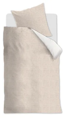 A bedding set laid out flat on a white background.
