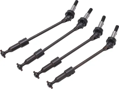Imagen del producto de 4 unidades de eje de transmisión metálico CVD para vehículos a control remoto HSP 94118 a escala 1/10, piezas de mejora