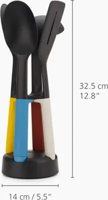Obrázek produktu pro Sada kuchyňského náčiní Joseph Joseph Elevate 10542, 4dílná, stojan, žáruvzdorný materiál, otvor pro zavěšení, vícebarevná