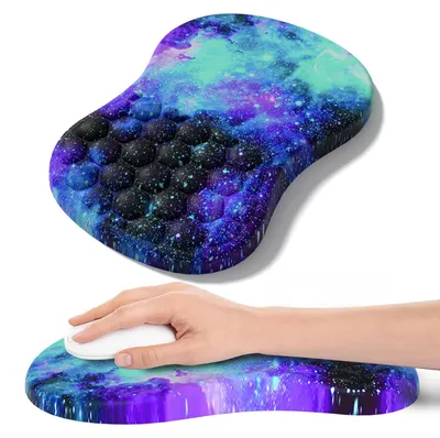 Produktbild von Mauspad mit Handgelenkauflage, ergonomisches Mauspad mit Memory-Schaum – für Schmerzlinderung