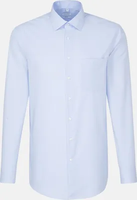 Immagine prodotto di Seidensticker - Camicia da uomo, senza ferro, vestibilità regolare, (01.193640), taglia:48, colore:Azzurro(11)