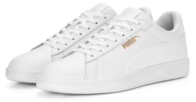 Produktbild von Puma Retro Sneaker Echtleder 'Smash 3.0 L' puma white - puma white - puma gold, tral EU:39 EU