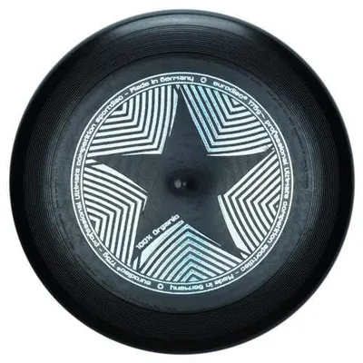 Obrázok produktu pre Disk na hádzanie frisbee Eurodisc Ultimate Star 175 gr Black ED0175BKST Black 27,5 cm