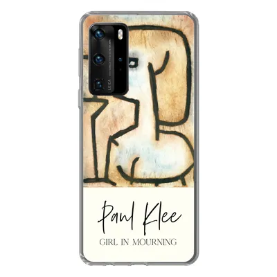 Produktbild von MuchoWow® Handyhülle Schutzhülle Hülle für Huawei P40 Pro Kunst - Paul Klee - Trauerndes Mädchen Silikon Softcase Handy Hülle - Schutz