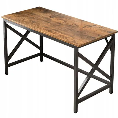 A product shot of a desk against a white background.