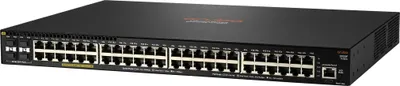 Obrázok produktu pre HPE Aruba Networking 2930F 48G PoE+ 4SFP+ 740W Switch, Podpora napájania cez Ethernet (PoE)