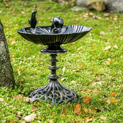 Produktbild von Vogeltränke, Vogelbad - Tränke oder als Futterschale für Vögel - Klein