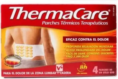 Produktbild von Thermacare Parche Térmico Terapéutico - 4 Parches - Para El Dolor Lumbar Y Cadera