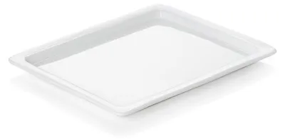 Produktbild von 6x GN Platte 1/2 weiß, Porzellan