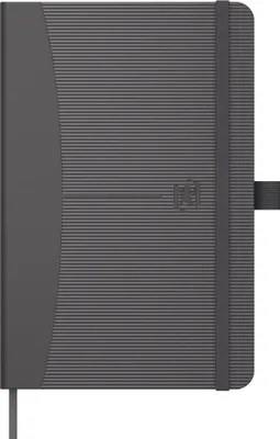Produktbild von Oxford Notizbuch Signature DIN A5 liniert grau 80 Blatt