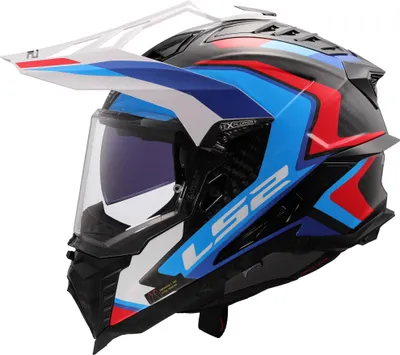 Produktbild von LS2 MX701 EXPLORER C FRONTIER II Integralhelm weiss-blau XXL