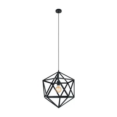 Image de Eglo 49762 Embleton L Lampe à suspendre vintage Ø 46cm noir Lampe vintage rétro