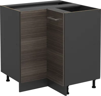 Produktbild von Eckunterschrank Vicco R-Line Edelgrau 75.6 cm ohne Arbeitsplatte, Model 54017